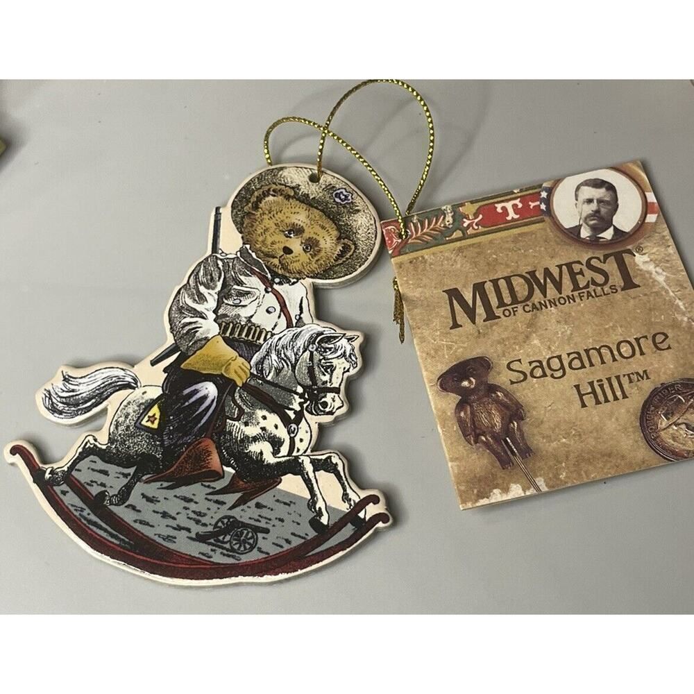 Midwest Of Cannon Falls Teddy‎ Bear Christmas Ornament Sagamore Hill